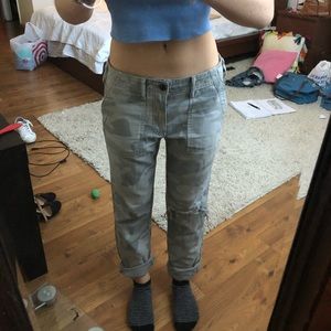Abercrombie and Fitch camo boyfriend jeans. NWOT
